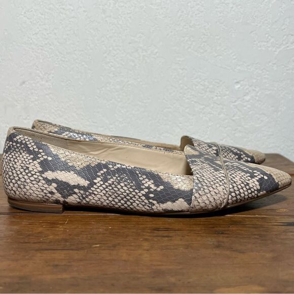 Cole Haan Ellora Skimmer in Python Print Leather Flats 6.5B - Picture 6 of 11